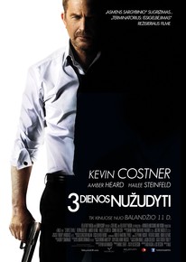 Filmo "3 Dienos nužudyti" plakatas