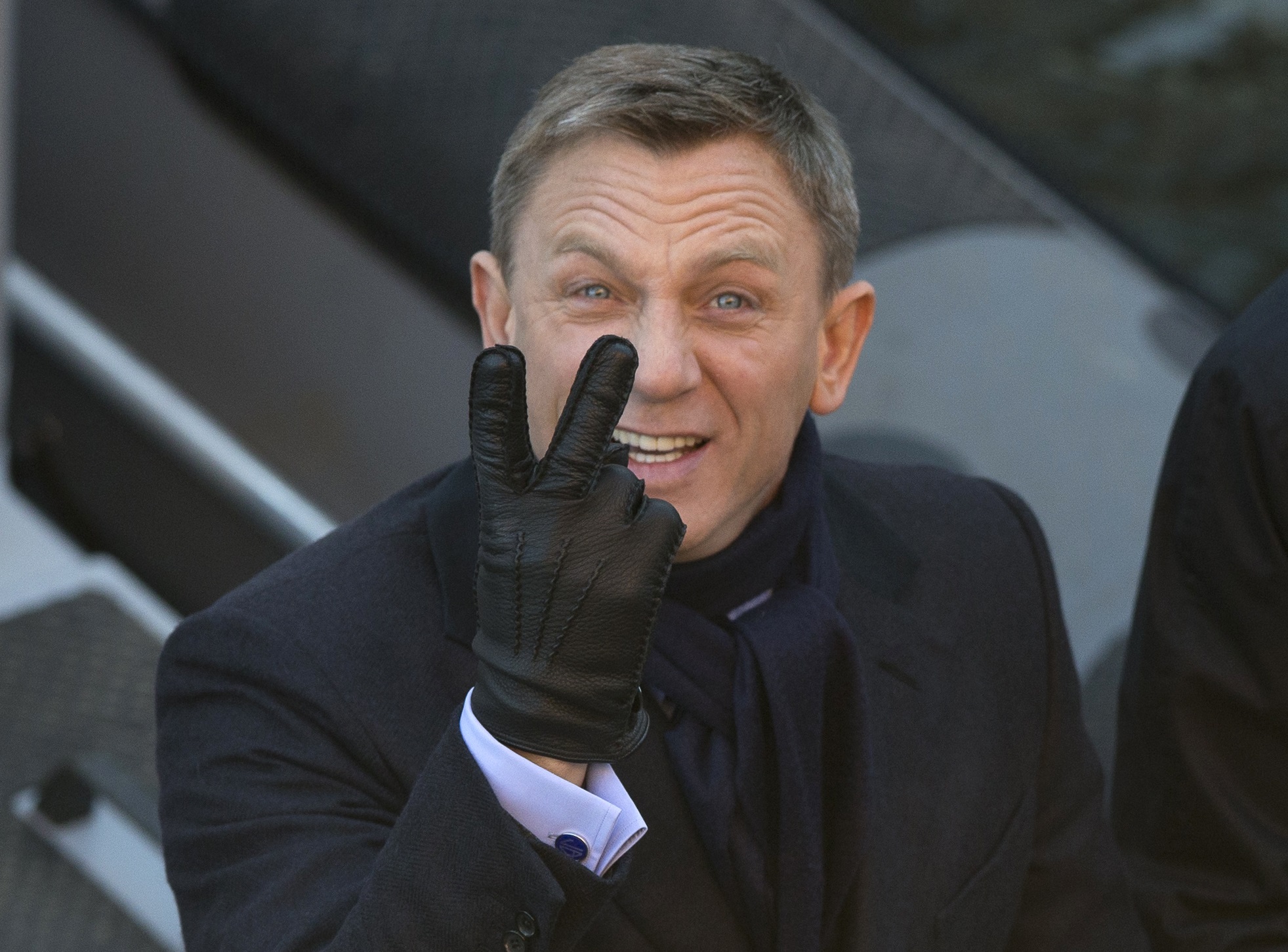 Aktorius D. Craigas naujausiame filme apie Džeimsą Bondą „007 Spectre“ (angl. „Spectre“)