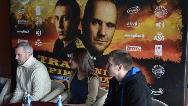 Vilniuje pristatytas naujasis lietuviškas filmas „Traukinio apiplėšimas, kurį įvykdė Saulius ir Paulius“ (7)