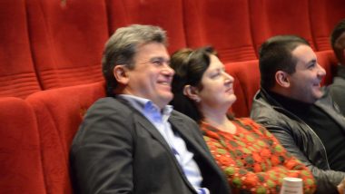 Vilniuje pristatytas naujasis lietuviškas filmas „Traukinio apiplėšimas, kurį įvykdė Saulius ir Paulius“ (12)